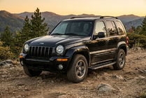 Jeep Cherokee/Liberty 2002–2007 Sidosteg Maya V1 (2 st, aluminium) foto 1