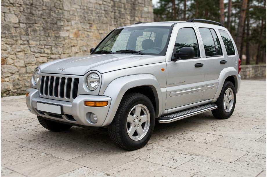 Jeep Cherokee/Liberty 2002–2007 Sidosteg Maydos V2 (2 st, aluminium) Image
