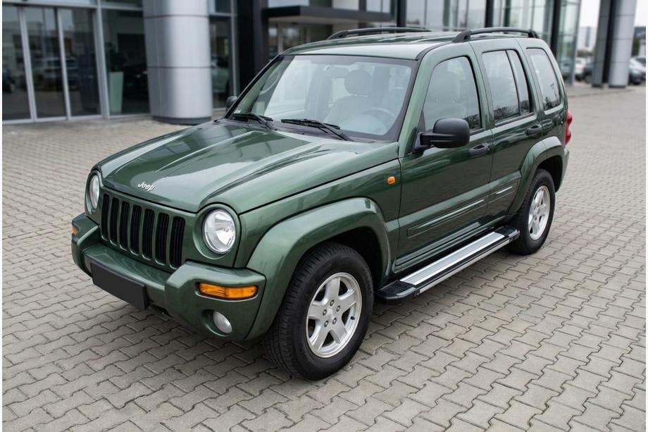 Jeep Cherokee/Liberty 2002–2007 Sidosteg Rainbow (2 st, aluminium) Image