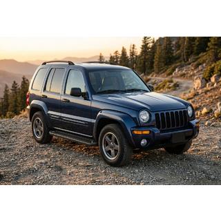 Sidosteg Allmond Black (2 st, aluminium) Jeep Cherokee/Liberty 2002–2007 foto 1