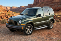 Jeep Cherokee/Liberty 2002–2007 Sidosteg Allmond Grey (2 st, aluminium) foto 1