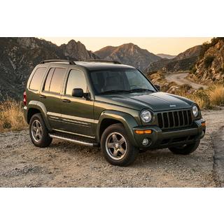 Sidosteg BlackLine (2 st, aluminium) Jeep Cherokee/Liberty 2002–2007 foto 1