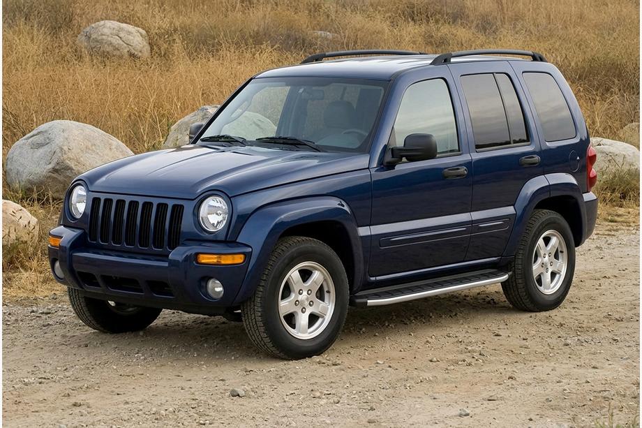 Jeep Cherokee/Liberty 2002–2007 Sidosteg Fullmond (2 st, aluminium) Image