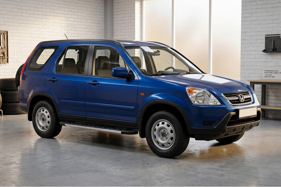 Honda CRV 2001–2006 Sidosteg Duru (2 st, aluminium) Image