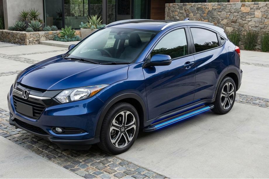 Honda HR-V 2014–2021 Sidosteg Maya Blue (2 st, aluminium) Image