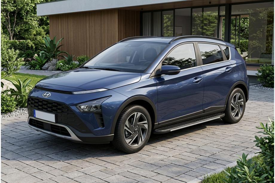 Hyundai Bayon 2021– Sidotrösklar Bosphore Grey (2 st, aluminium) Image