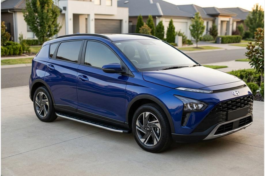 Hyundai Bayon 2021– Sidosteg Fullmond (2 st, aluminium) Image