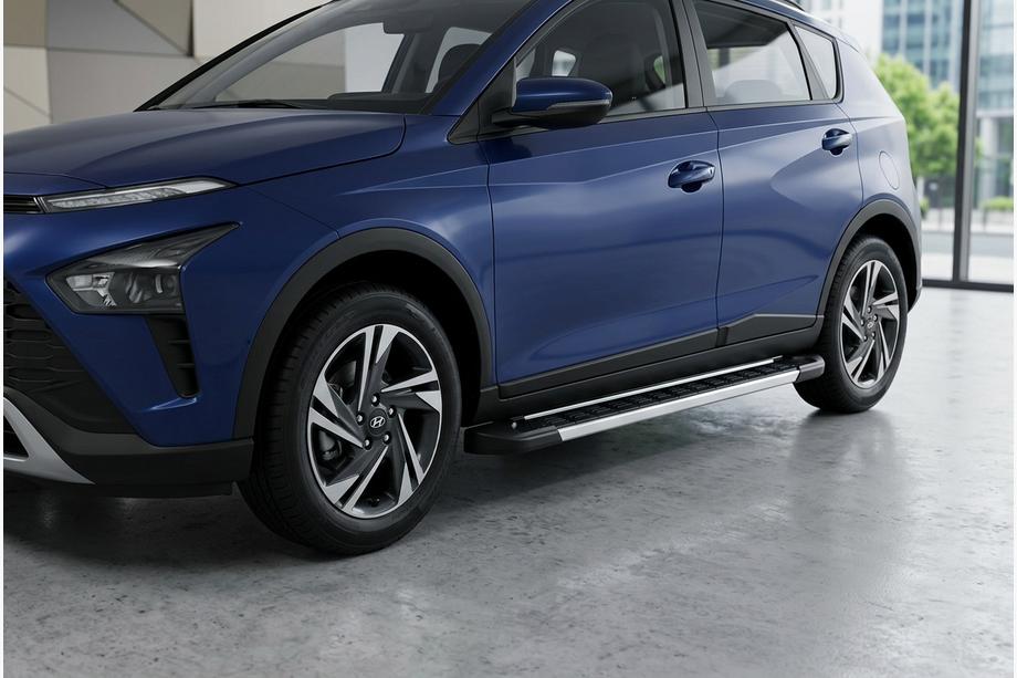 Hyundai Bayon 2021– Sidosteg RedLine (2 st, aluminium) Image