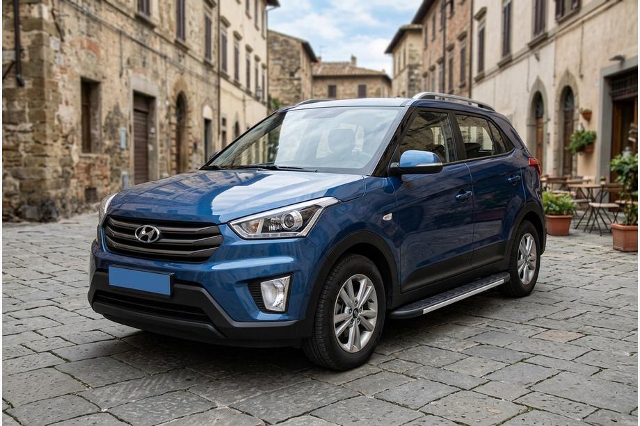 Hyundai Creta 2014–2020 Sidosteg Duru (2 st, aluminium) Image