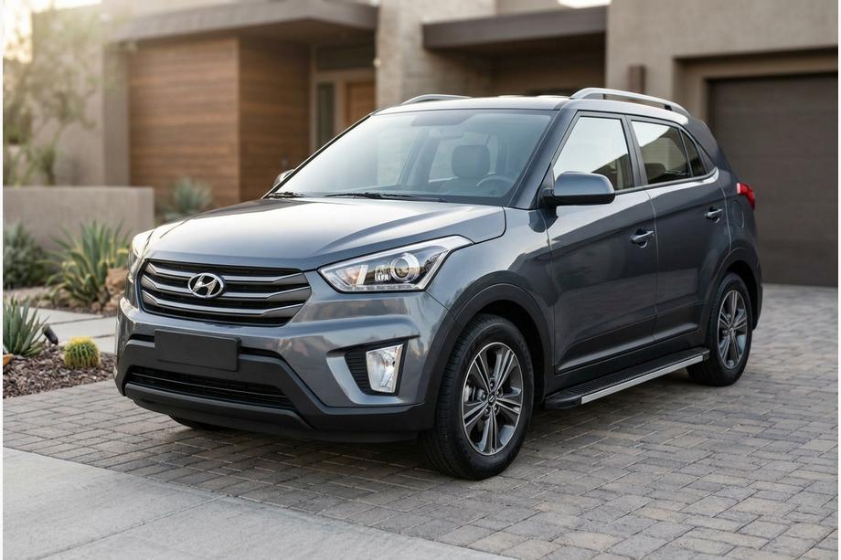 Hyundai Creta 2014–2020 Sidosteg Maya V1 (2 st, aluminium) Image