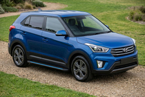 Hyundai Creta 2014–2020 Sidosteg Maya Blue (2 st, aluminium) foto 1