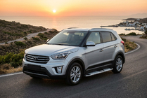 Hyundai Creta 2014–2020 Mevsim Grey sidosteg (2 st, aluminium) foto 1