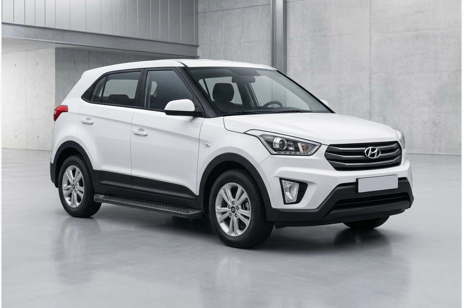 Hyundai Creta 2014–2020 Sidosteg Allmond Black (2 st, aluminium) Image