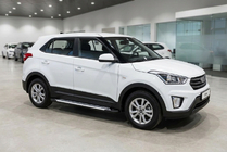 Hyundai Creta 2014–2020 Sidosteg Line (2 st, aluminium) foto 1
