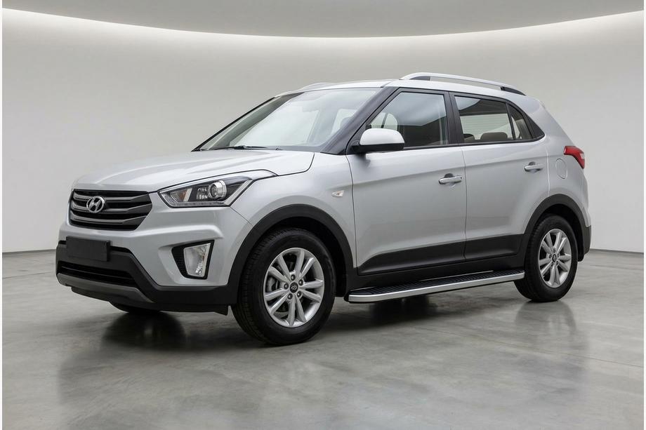 Hyundai Creta 2014–2020 Sidosteg Tayga Grey (2 st, aluminium) Image