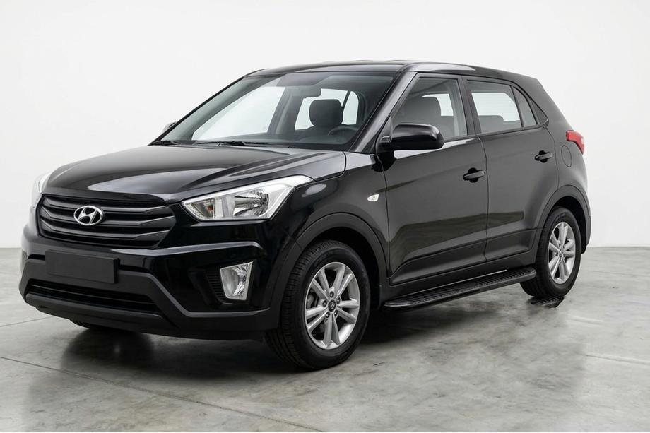 Hyundai Creta 2014–2020 Sidosteg Tayga Black (2 st, aluminium) Image