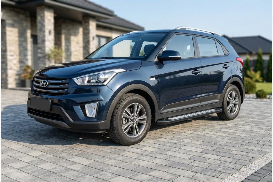 Hyundai Creta 2014–2020 Sidosteg Vision New Black (2 st, aluminium) Image