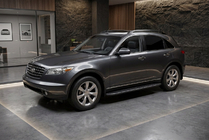 Infiniti FX 2003–2008 Sidosteg Bosphore Black (2 st, aluminium) foto 1