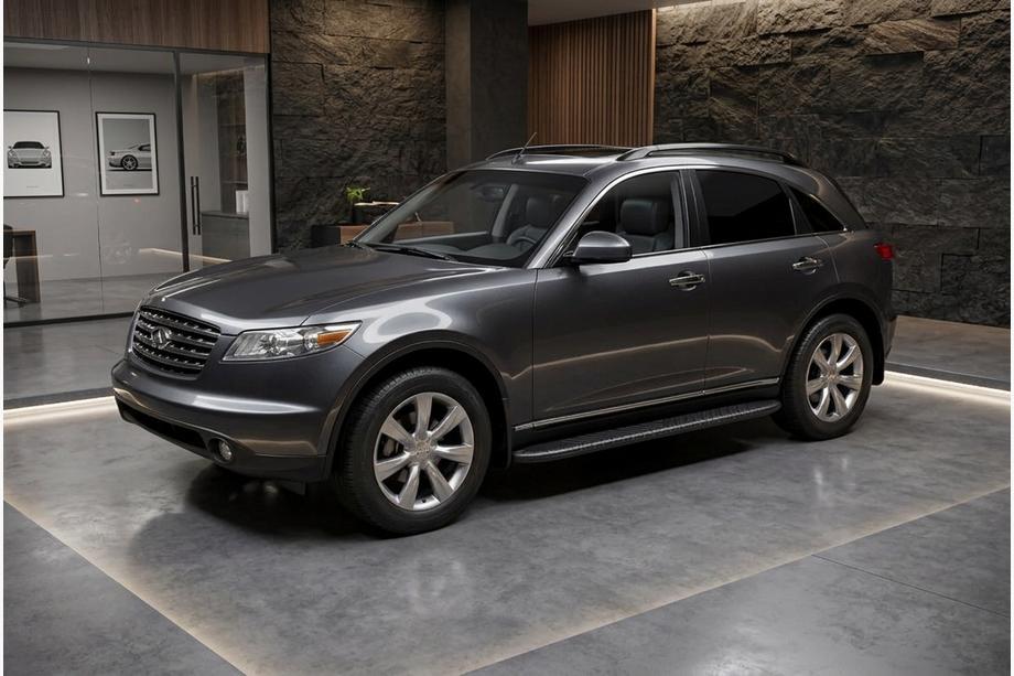 Infiniti FX 2003–2008 Sidosteg Bosphore Black (2 st, aluminium) Image