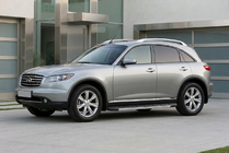 Infiniti FX 2003–2008 Sidosteg Duru (2 st, aluminium) foto 1