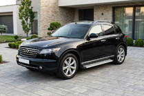 Infiniti FX 2003–2008 Sidosteg Maya V2 (2 st, aluminium) foto 1