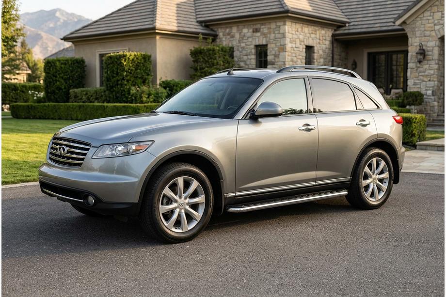 Infiniti FX 2003–2008 Sidosteg Maydos V1 (2 st, aluminium) Image