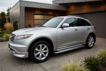 Infiniti FX 2003–2008 Sidosteg Maydos V2 (2 st, aluminium) foto 1