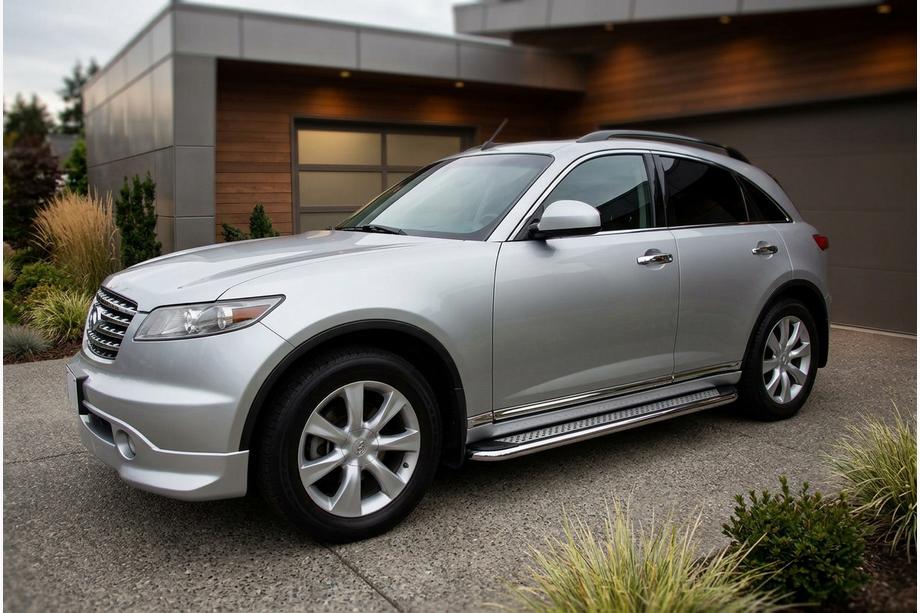 Infiniti FX 2003–2008 Sidosteg Maydos V2 (2 st, aluminium) Image