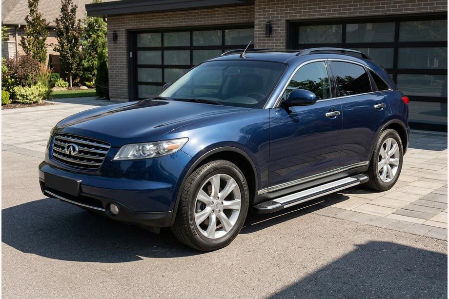 Infiniti FX 2003–2008 Sidosteg Rainbow (2 st, aluminium) Image