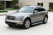 Infiniti FX 2003–2008 Mevsim Grey sidosteg (2 st, aluminium) foto 1
