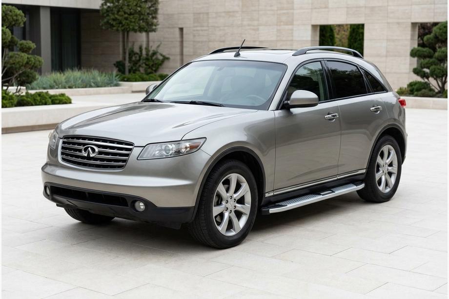 Infiniti FX 2003–2008 Mevsim Grey sidosteg (2 st, aluminium) Image