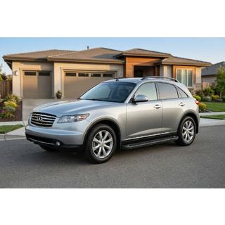 Sidosteg Allmond Black (2 st, aluminium) Infiniti FX 2003–2008 foto 1