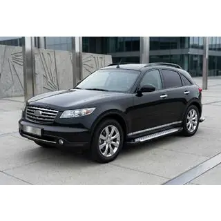 Sidosteg Allmond Grey (2 st, aluminium) Infiniti FX 2003–2008 foto 1