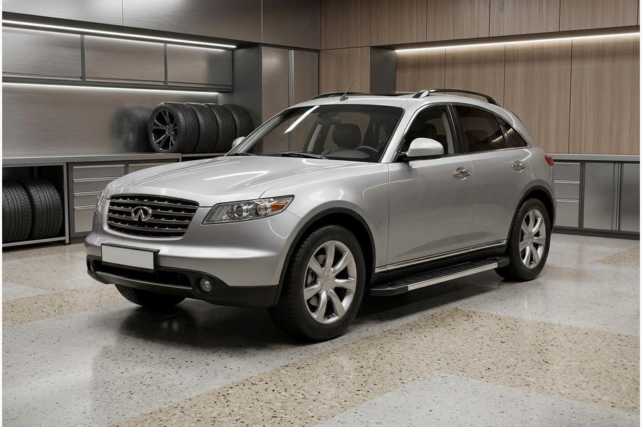 Infiniti FX 2003–2008 Sidosteg RedLine (2 st, aluminium) Image