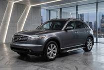 Infiniti FX 2003–2008 Sidosteg Sunrise (2 st, aluminium) foto 1