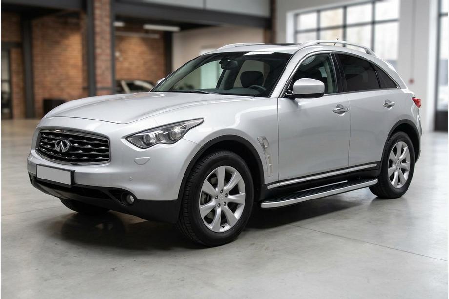 Infiniti FX 2003–2008 Sidosteg Tayga Grey (2 st, aluminium) Image