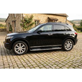 Sidosteg Tayga V2 (2 st, aluminium) Infiniti FX 2003–2008 foto 1