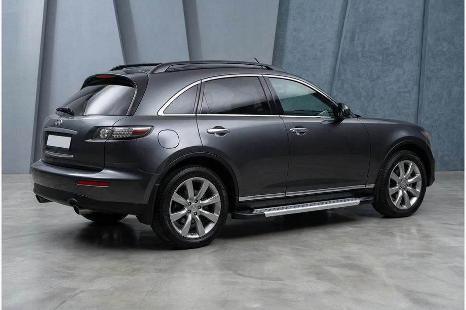 Infiniti FX 2003–2008 Sidosteg Vision New Grey (2 st, aluminium) Image