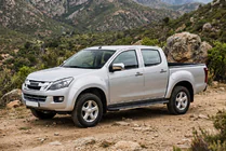 Isuzu D-Max 2011–2019 Sidotrösklar Bosphore Grey (2 st, aluminium) foto 1