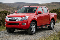 Isuzu D-Max 2011–2019 Sidosteg Maya Red (2 st, aluminium) foto 1