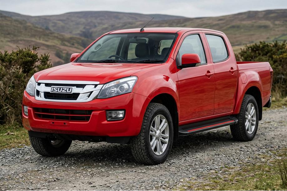 Isuzu D-Max 2011–2019 Sidosteg Maya Red (2 st, aluminium) Image