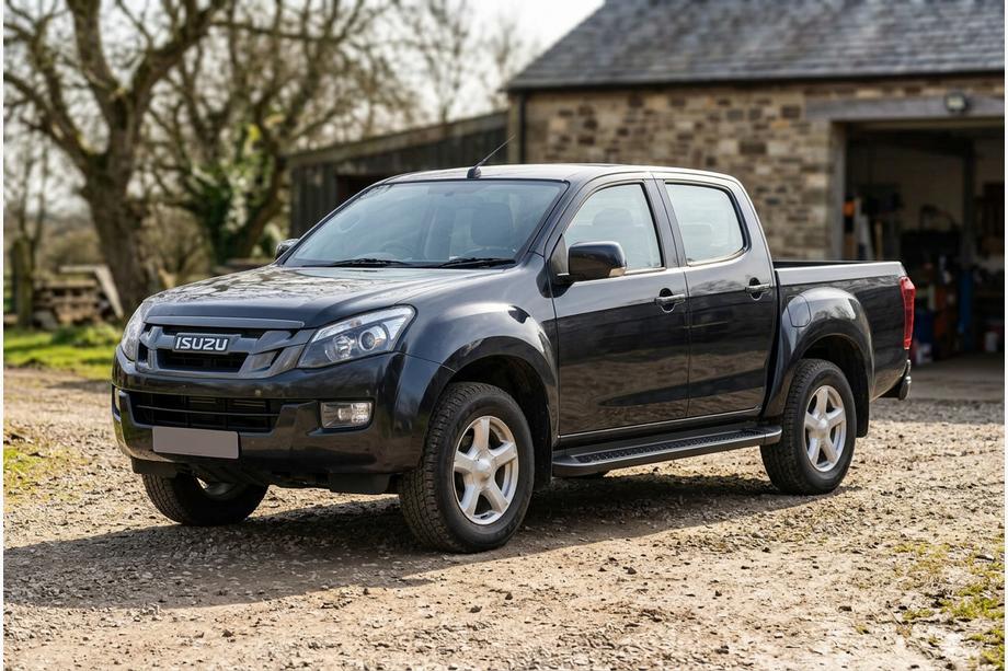 Isuzu D-Max 2011–2019 Sidosteg Allmond Black (2 st, aluminium) Image