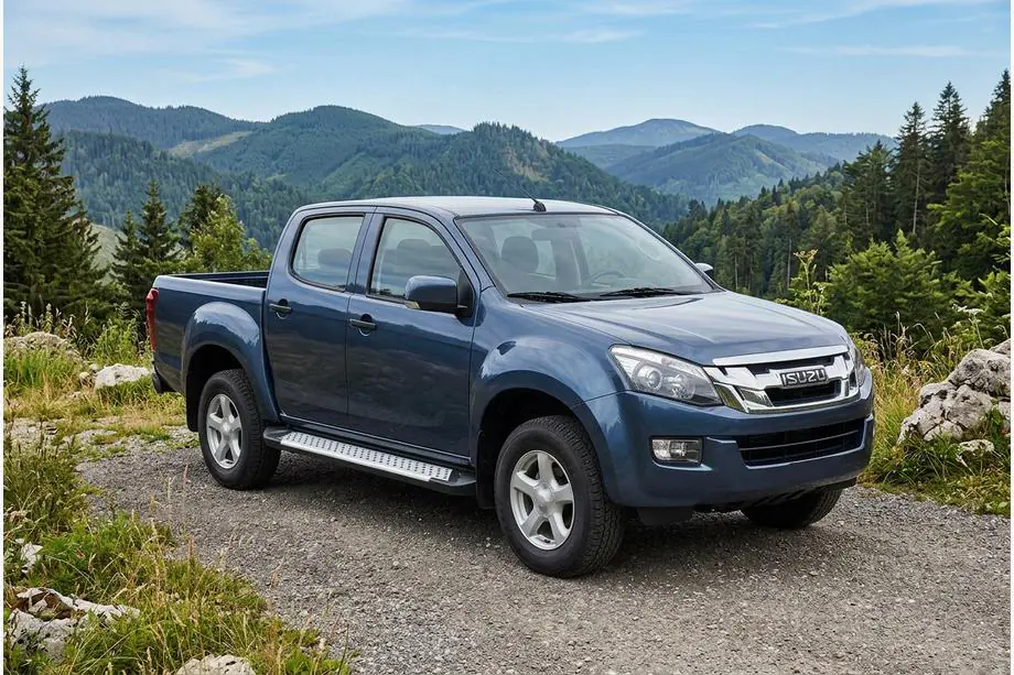 Isuzu D-Max 2011–2019 Sidosteg Allmond Grey (2 st, aluminium) Image