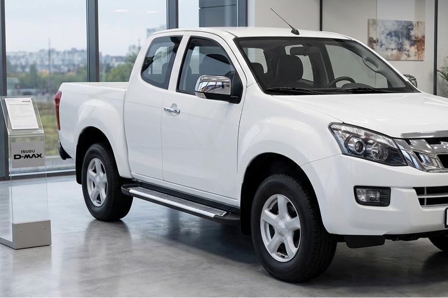 Isuzu D-Max 2011–2019 Sidosteg Line (2 st, aluminium) Image