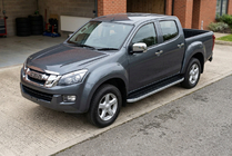 Isuzu D-Max 2011–2019 Sidosteg Tayga Grey (2 st, aluminium) foto 1