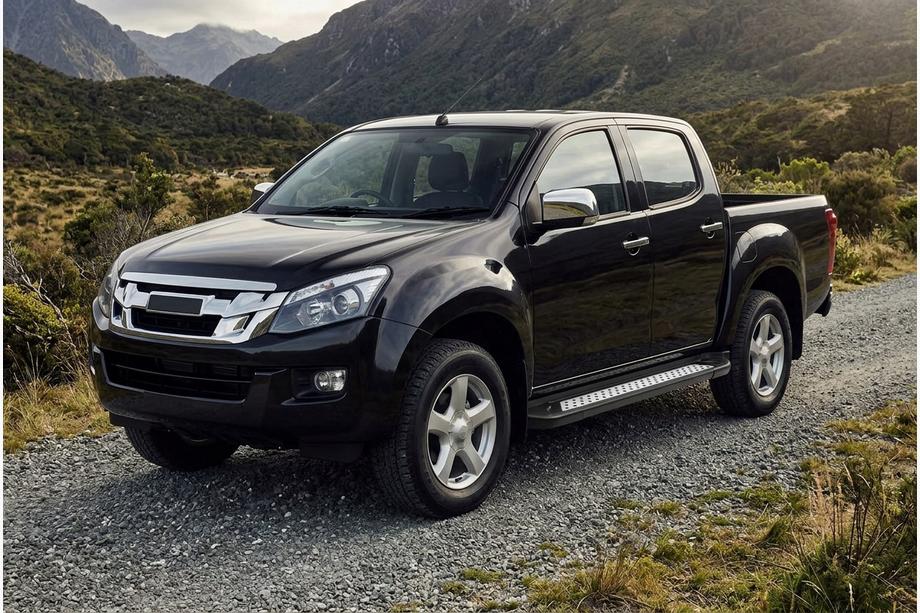 Isuzu D-Max 2011–2019 Sidosteg Vision New Black (2 st, aluminium) Image