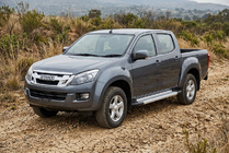 Isuzu D-Max 2011–2019 Sidosteg Vision New Grey (2 st, aluminium) foto 1