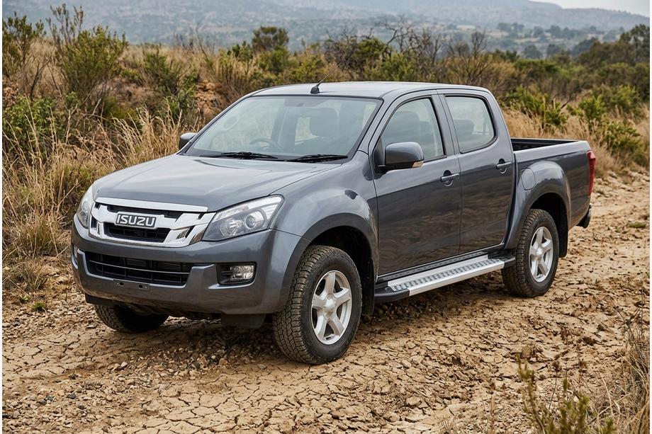 Isuzu D-Max 2011–2019 Sidosteg Vision New Grey (2 st, aluminium) Image