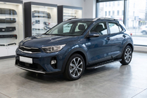 Kia Stonic 2017– Sidosteg Bosphorus Grey (2 st, aluminium) foto 1