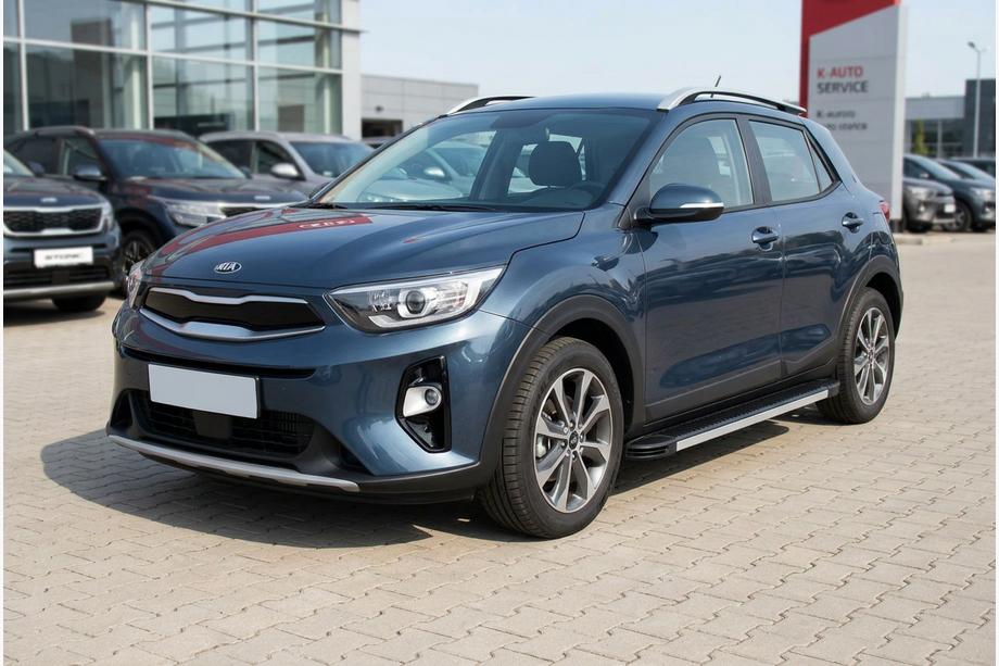 Kia Stonic 2017– Sidosteg Maya V1 (2 st, aluminium) Image